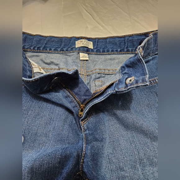 Children's Place Girl's  Denim Jean Shorts Size 12 #G-09 - Picture 4 of 8